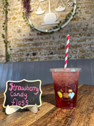🍭LIMITED TIME: Candy Floss Iced Tea! ☕
