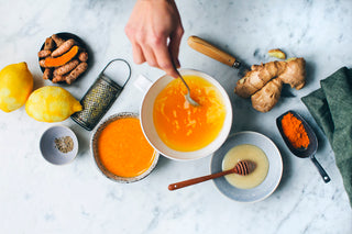 Recipe for Lemon Ginger Tea with Turmeric